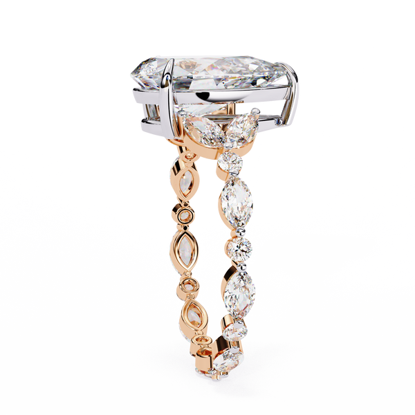 Tacori Designer Pear Diamond Ring