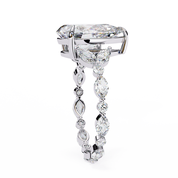 Tacori Designer Pear Diamond Ring