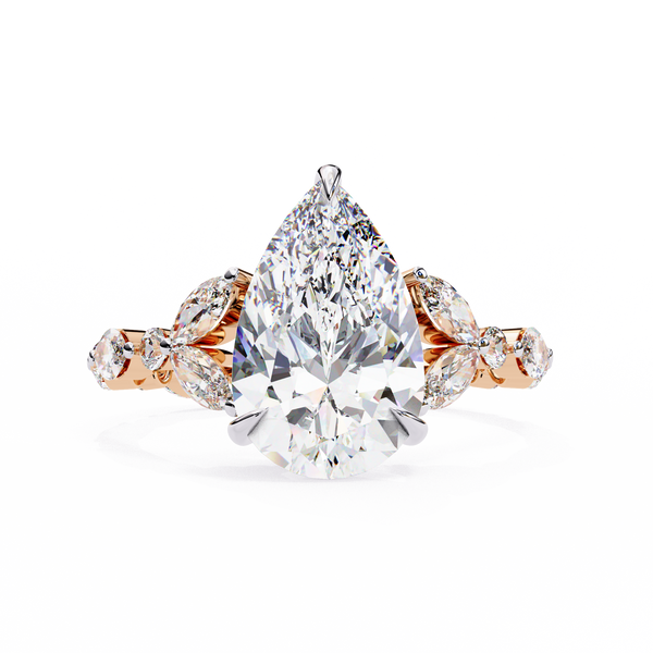 Tacori Designer Pear Diamond Ring