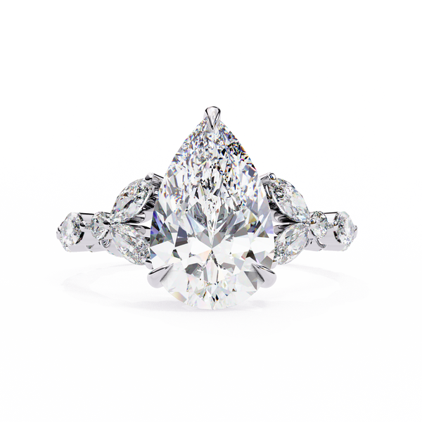 Tacori Designer Pear Diamond Ring