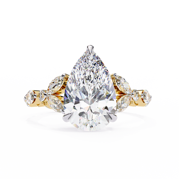 Tacori Designer Pear Diamond Ring