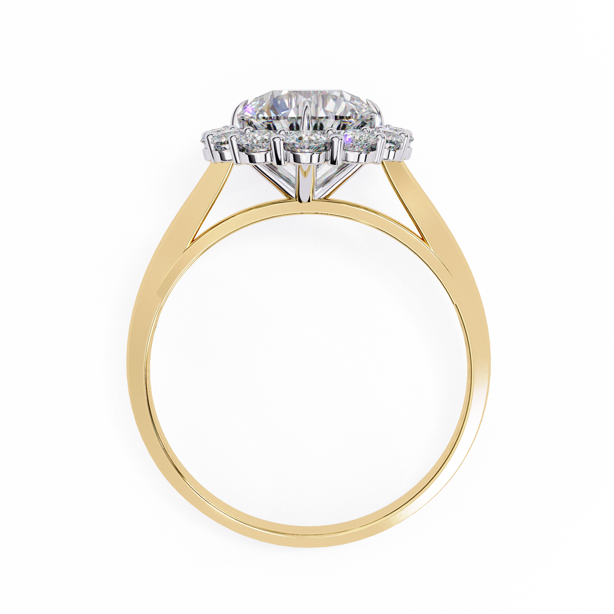 Promise Halo Diamond Ring