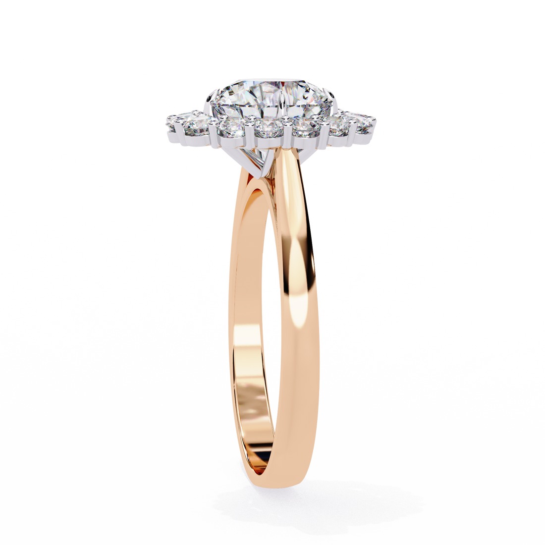 Promise Halo Diamond Ring