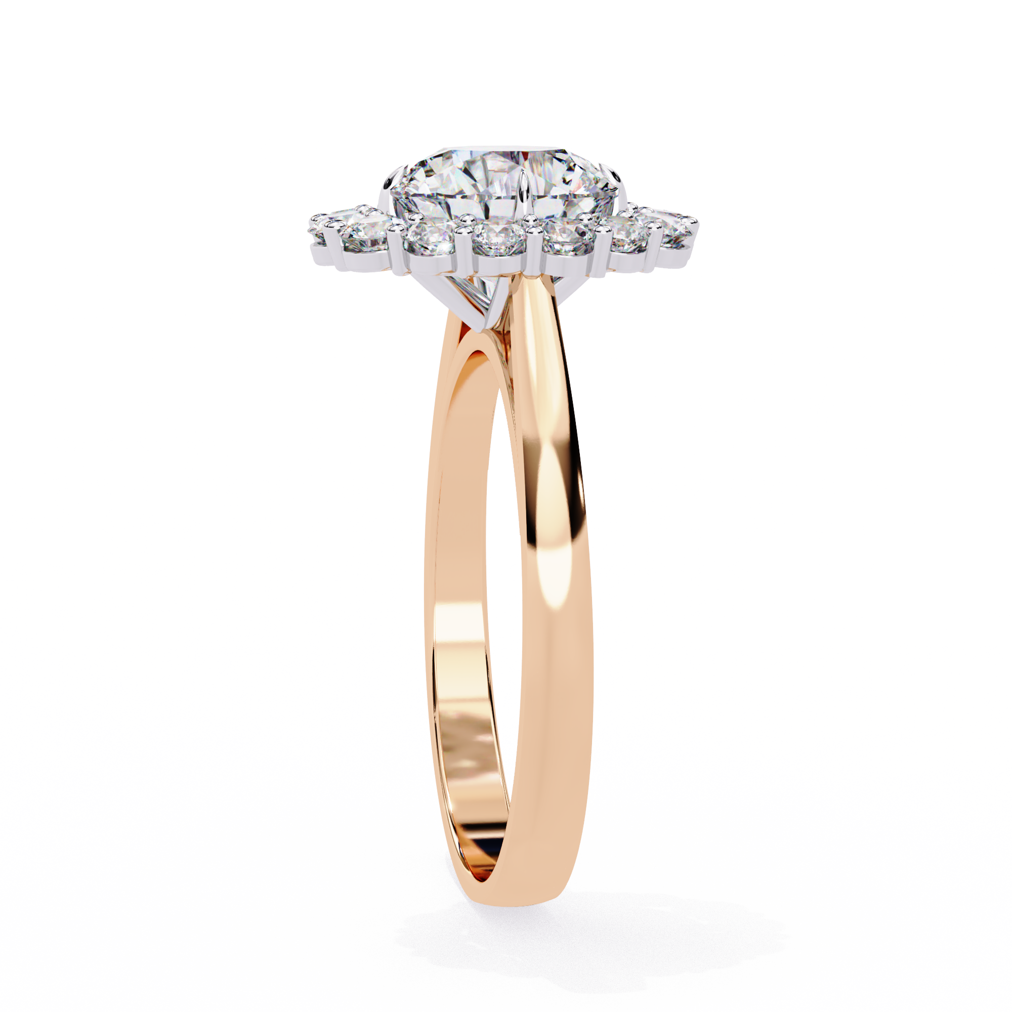 Promise Halo Diamond Ring