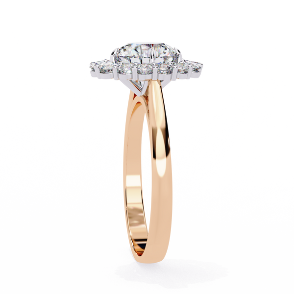 Promise Halo Diamond Ring