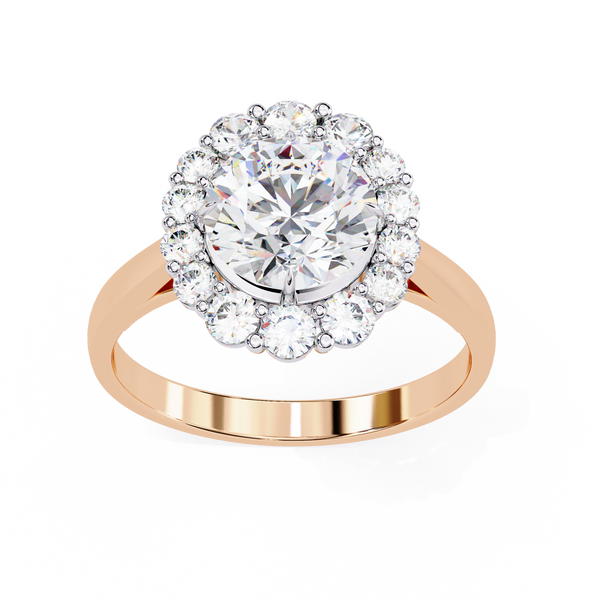 Promise Halo Diamond Ring