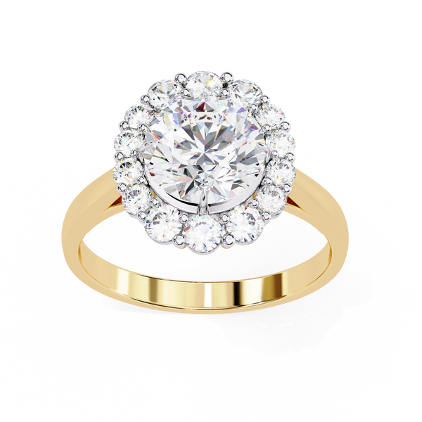 Promise Halo Diamond Ring