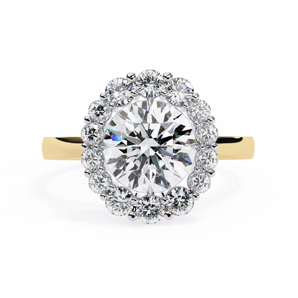 Promise Halo Diamond Ring