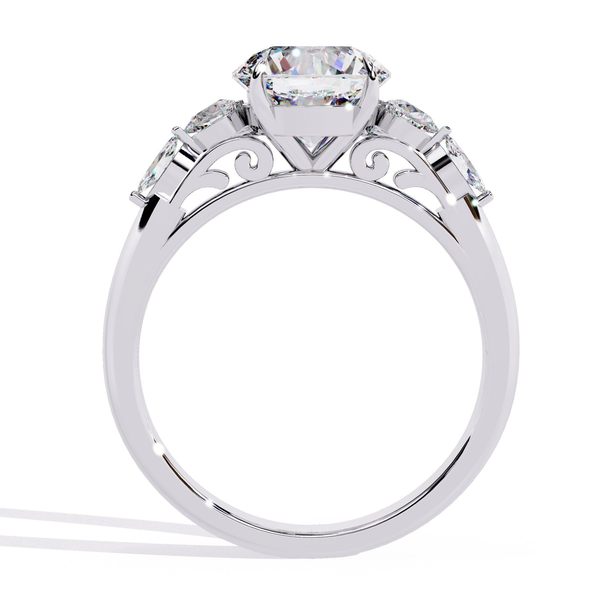 Ice Queen Solitaire Engagement Ring