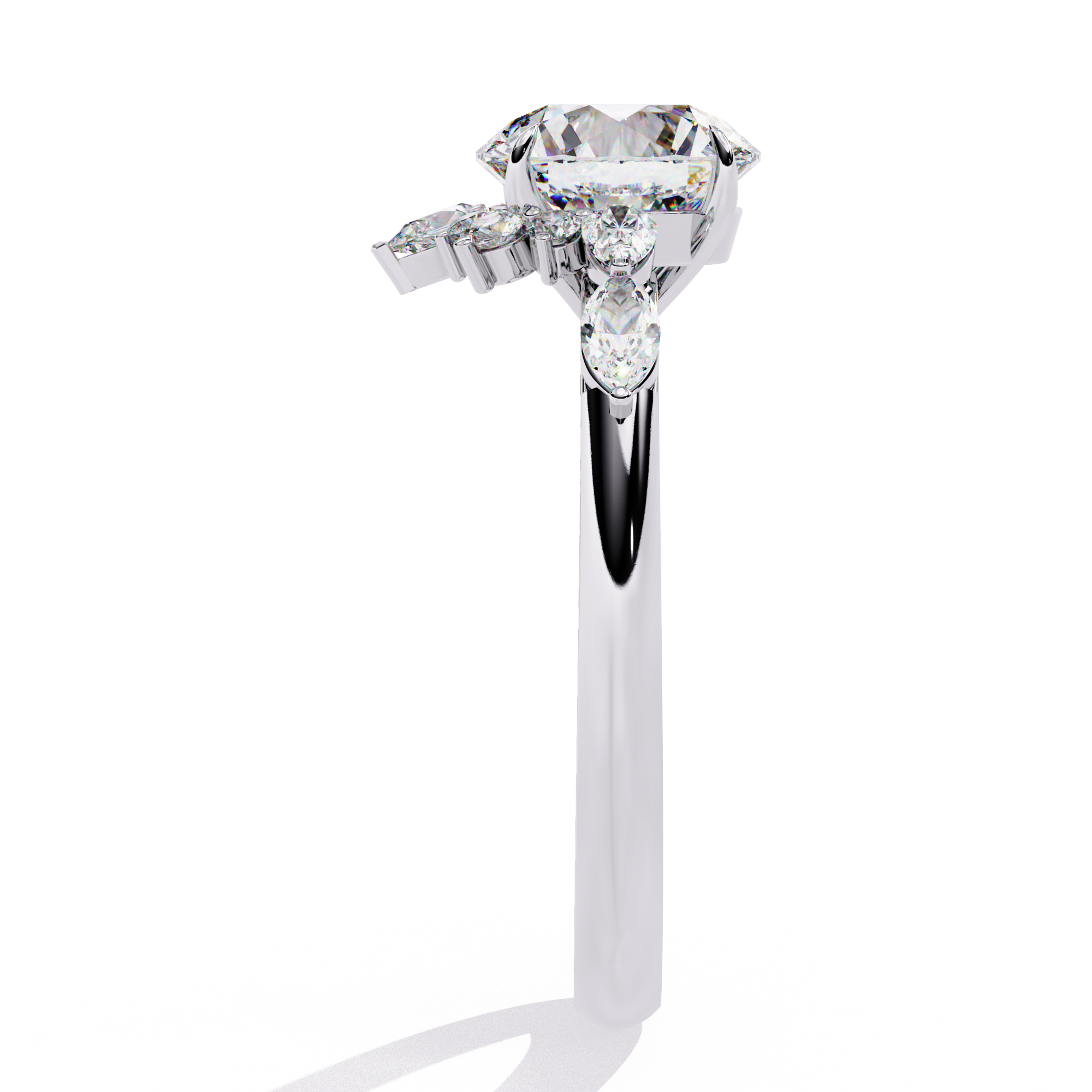 Ice Queen Solitaire Engagement Ring