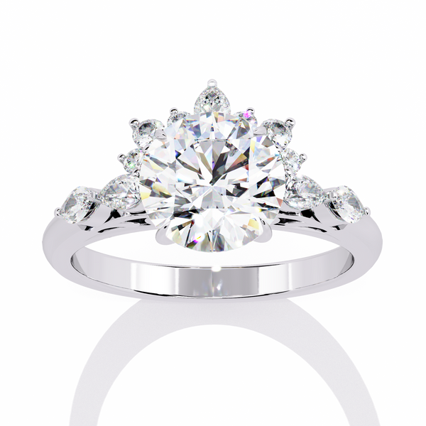 Ice Queen Solitaire Engagement Ring