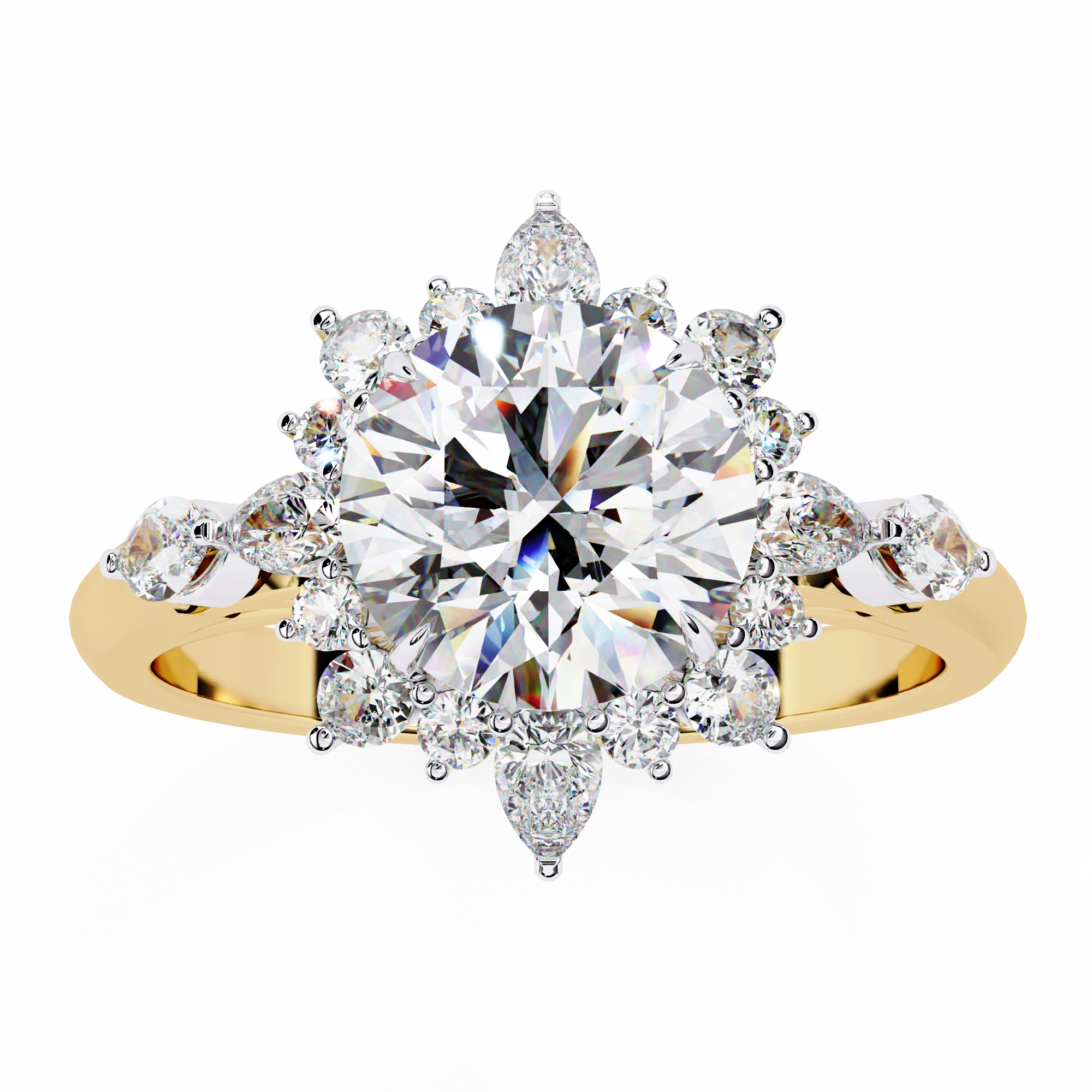 Eternal Radiance Round Cut Diamond Ring