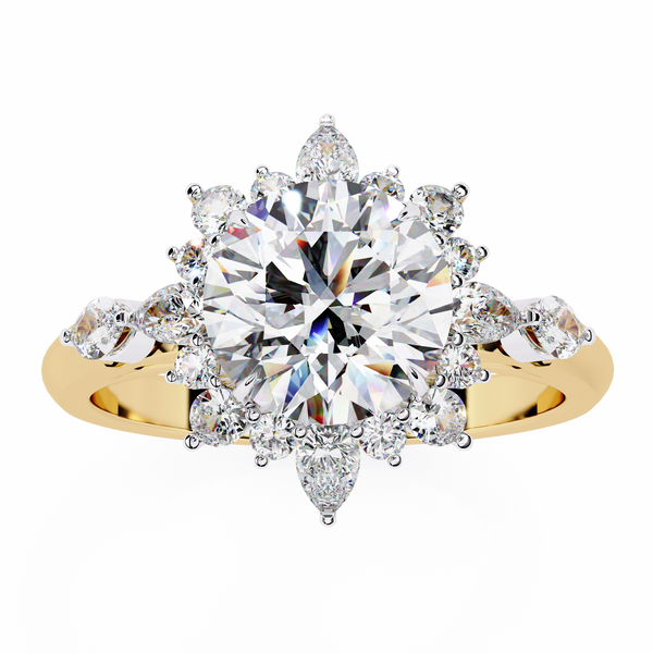 Eternal Radiance Round Cut Diamond Ring