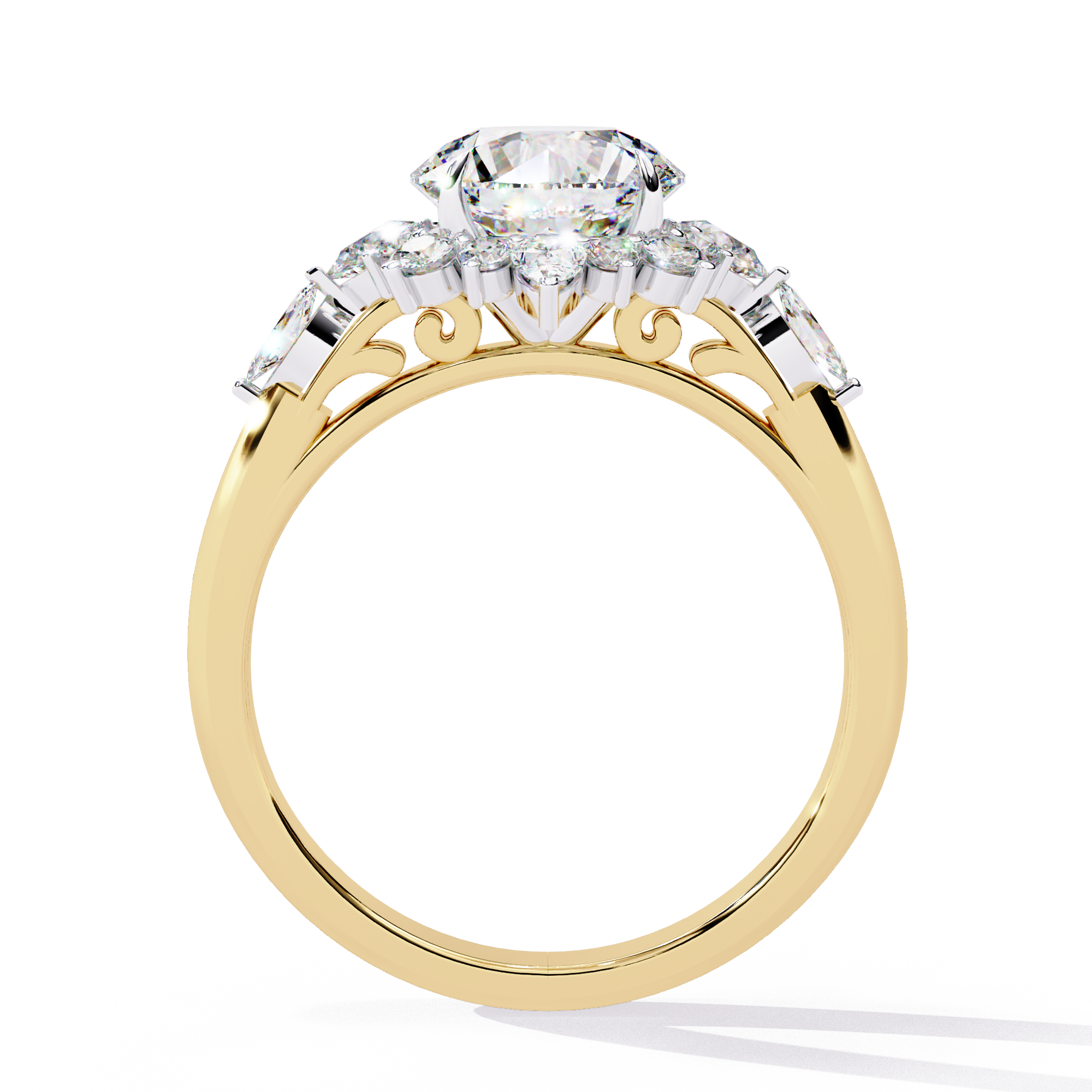 Eternal Radiance Round Cut Diamond Ring