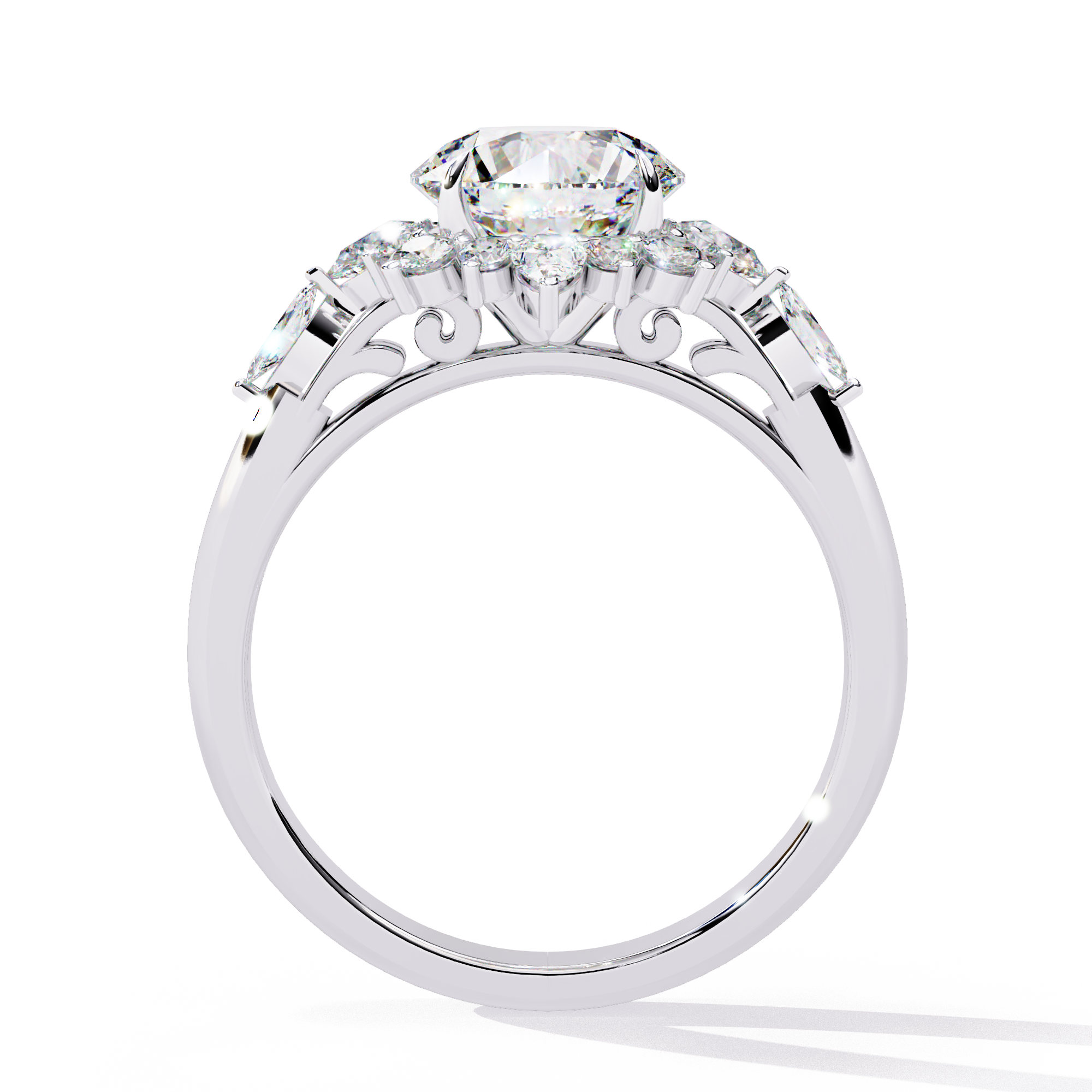 Eternal Radiance Round Cut Diamond Ring