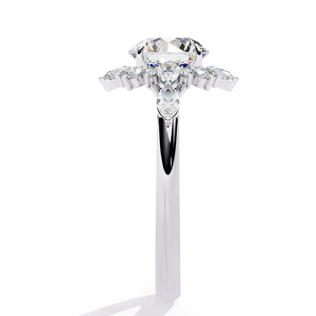 Eternal Radiance Round Cut Diamond Ring