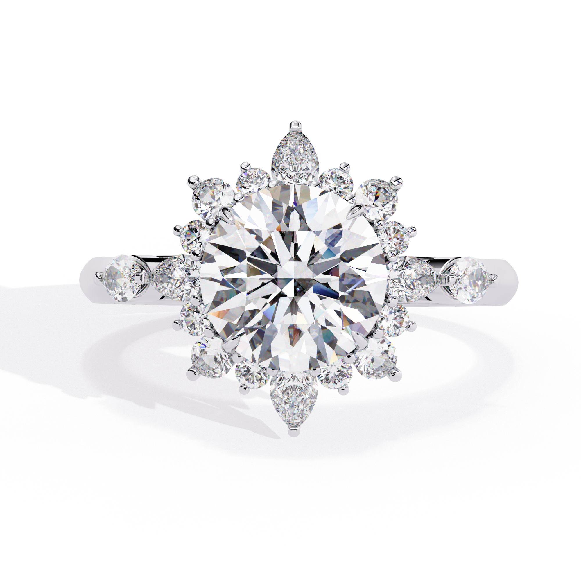 Eternal Radiance Round Cut Diamond Ring