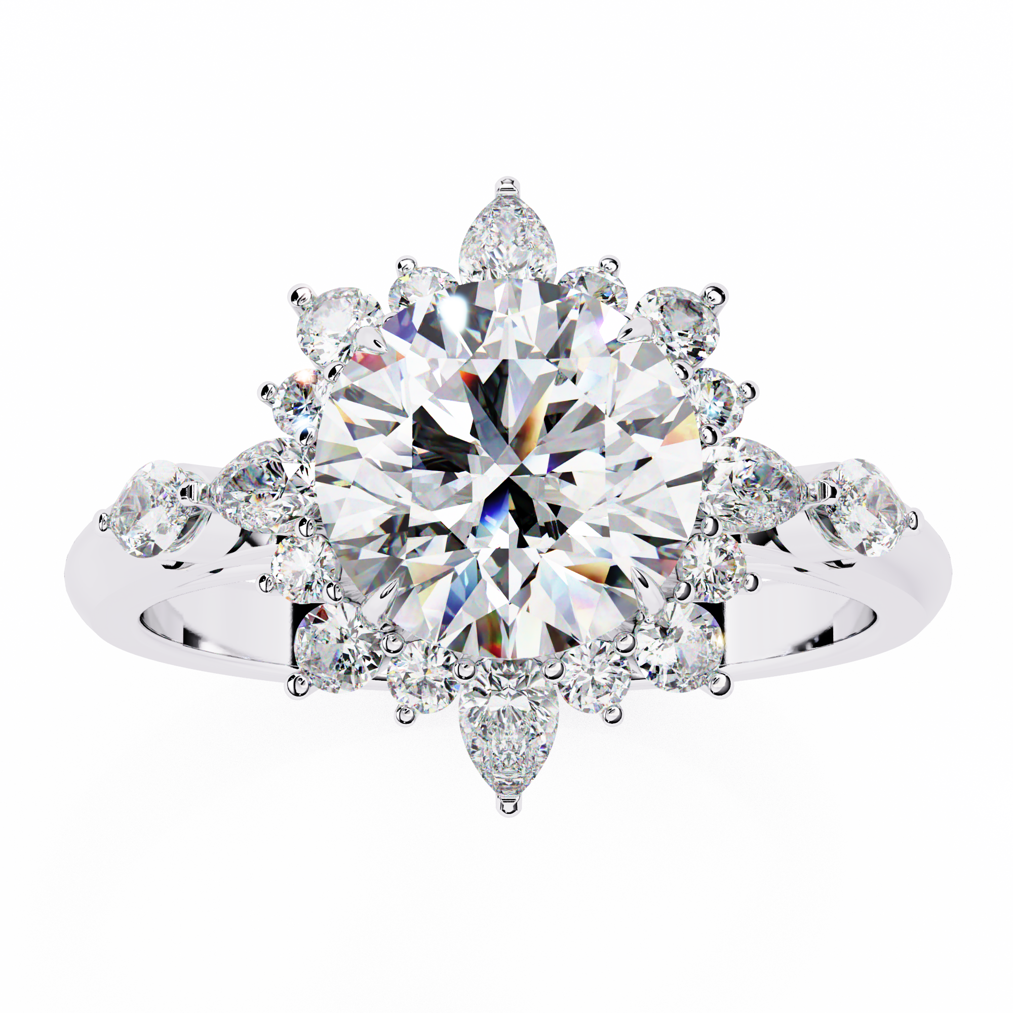 Eternal Radiance Round Cut Diamond Ring