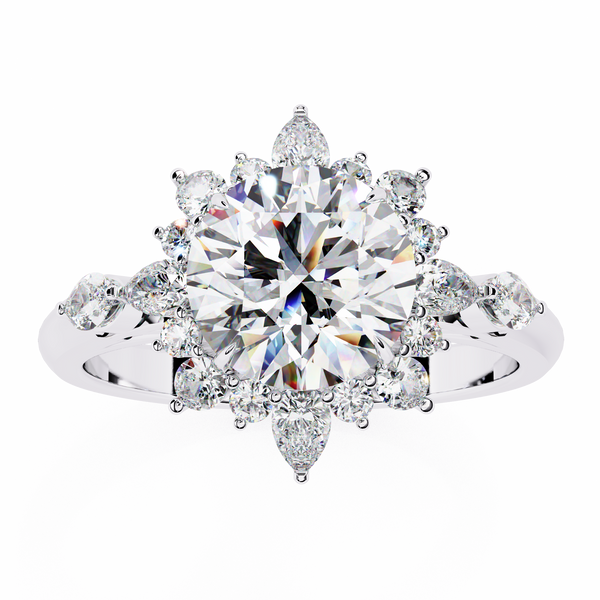 Eternal Radiance Round Cut Diamond Ring