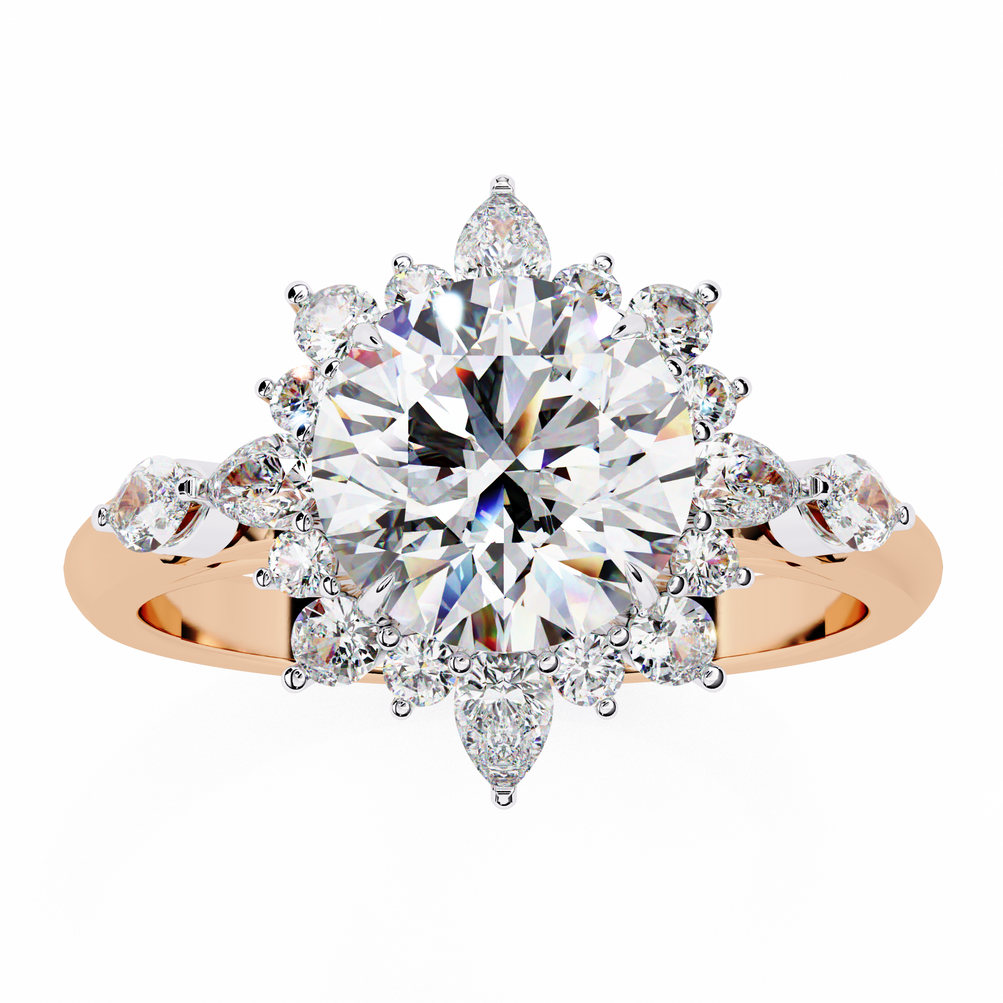 Eternal Radiance Round Cut Diamond Ring
