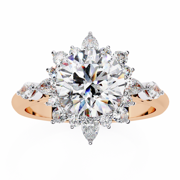 Eternal Radiance Round Cut Diamond Ring