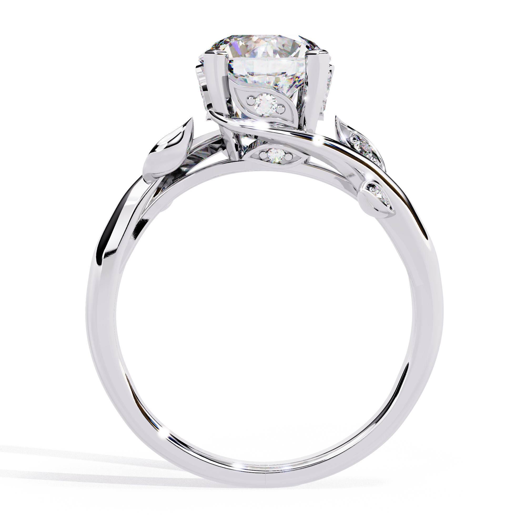 Twisted Vine Diamond Ring