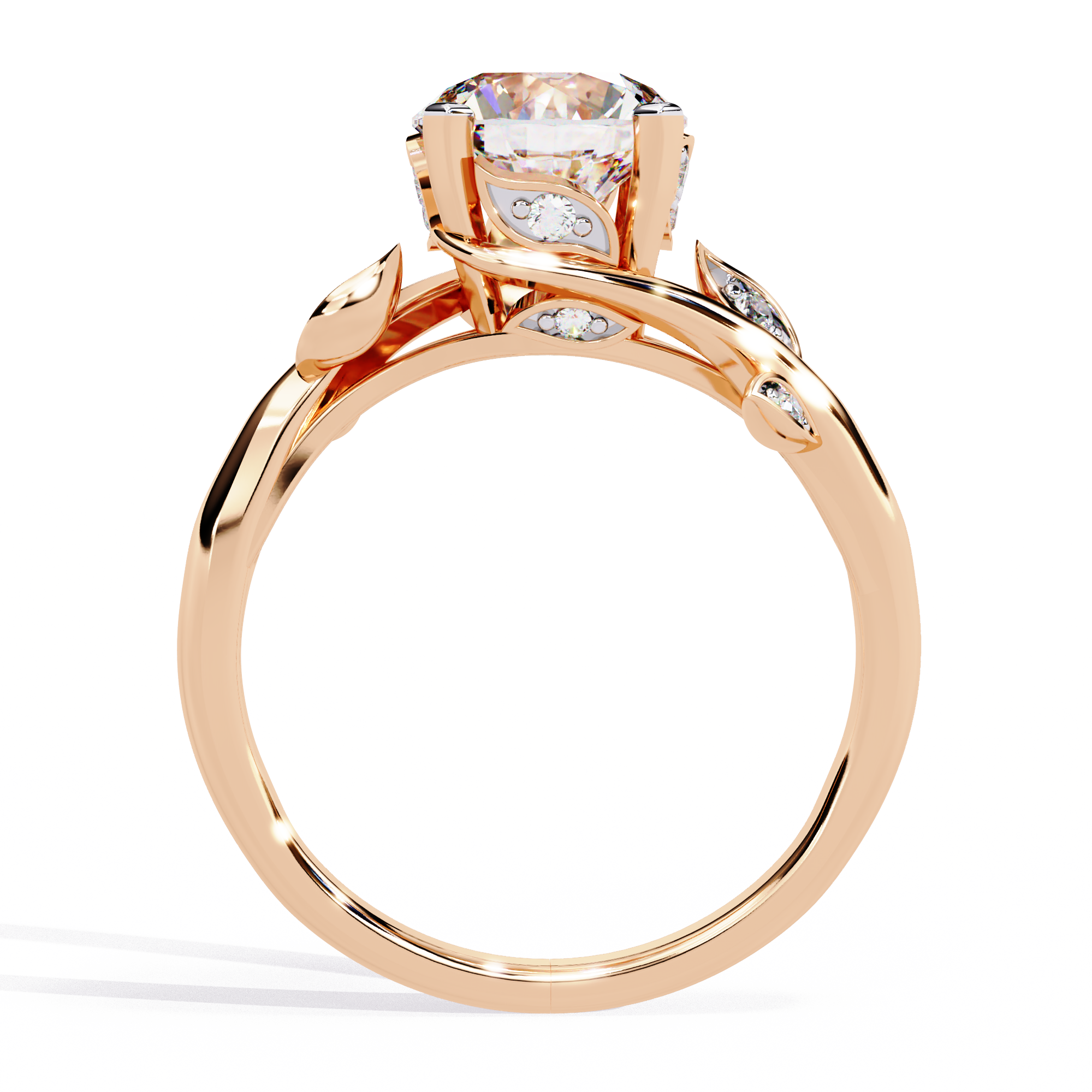 Twisted Vine Diamond Ring