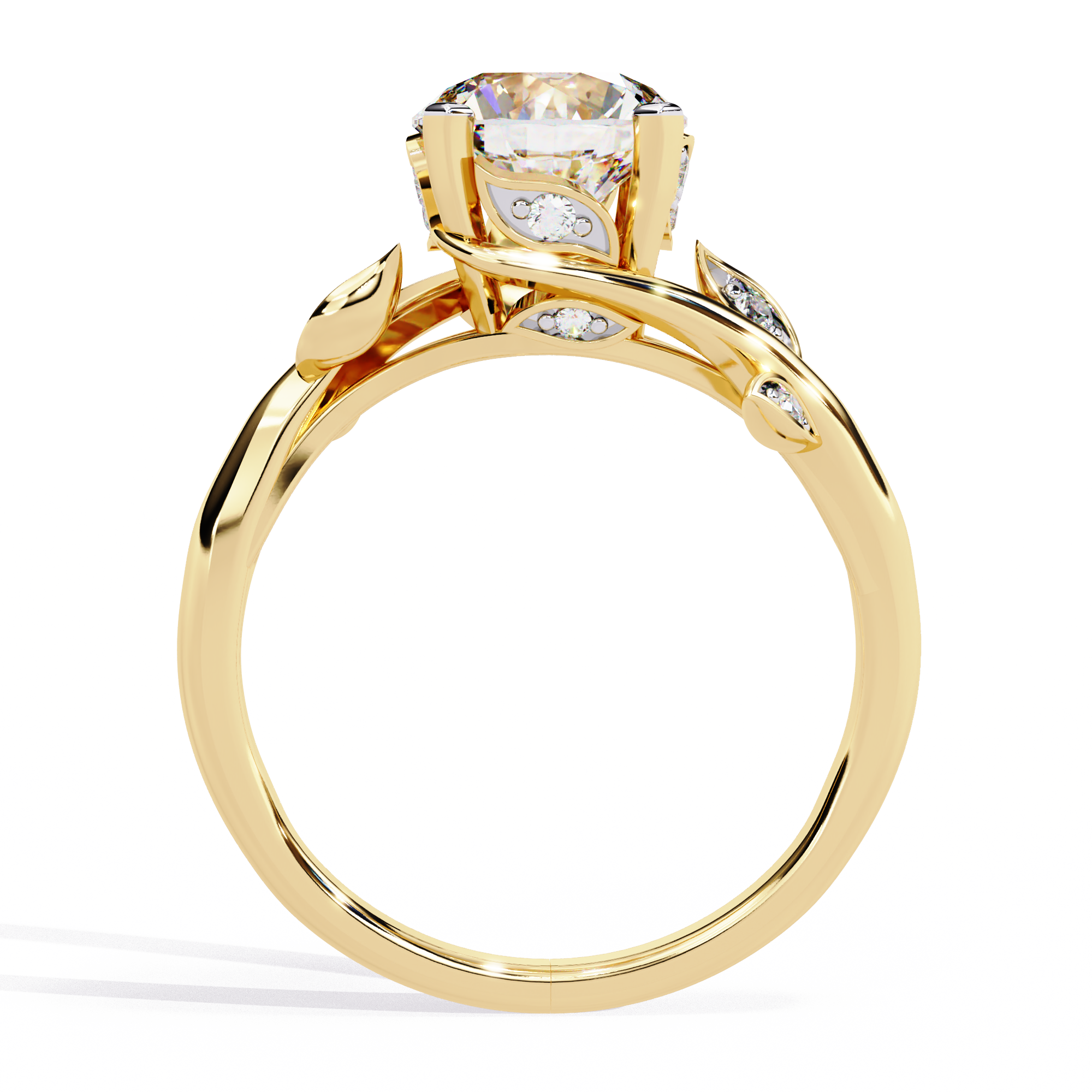 Twisted Vine Diamond Ring