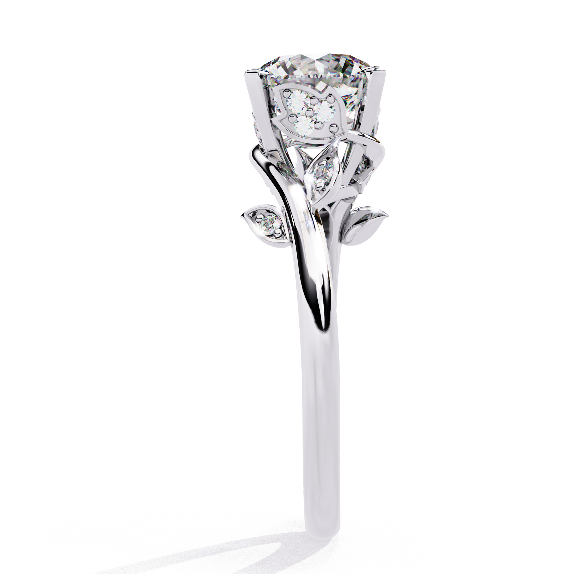 Twisted Vine Diamond Ring