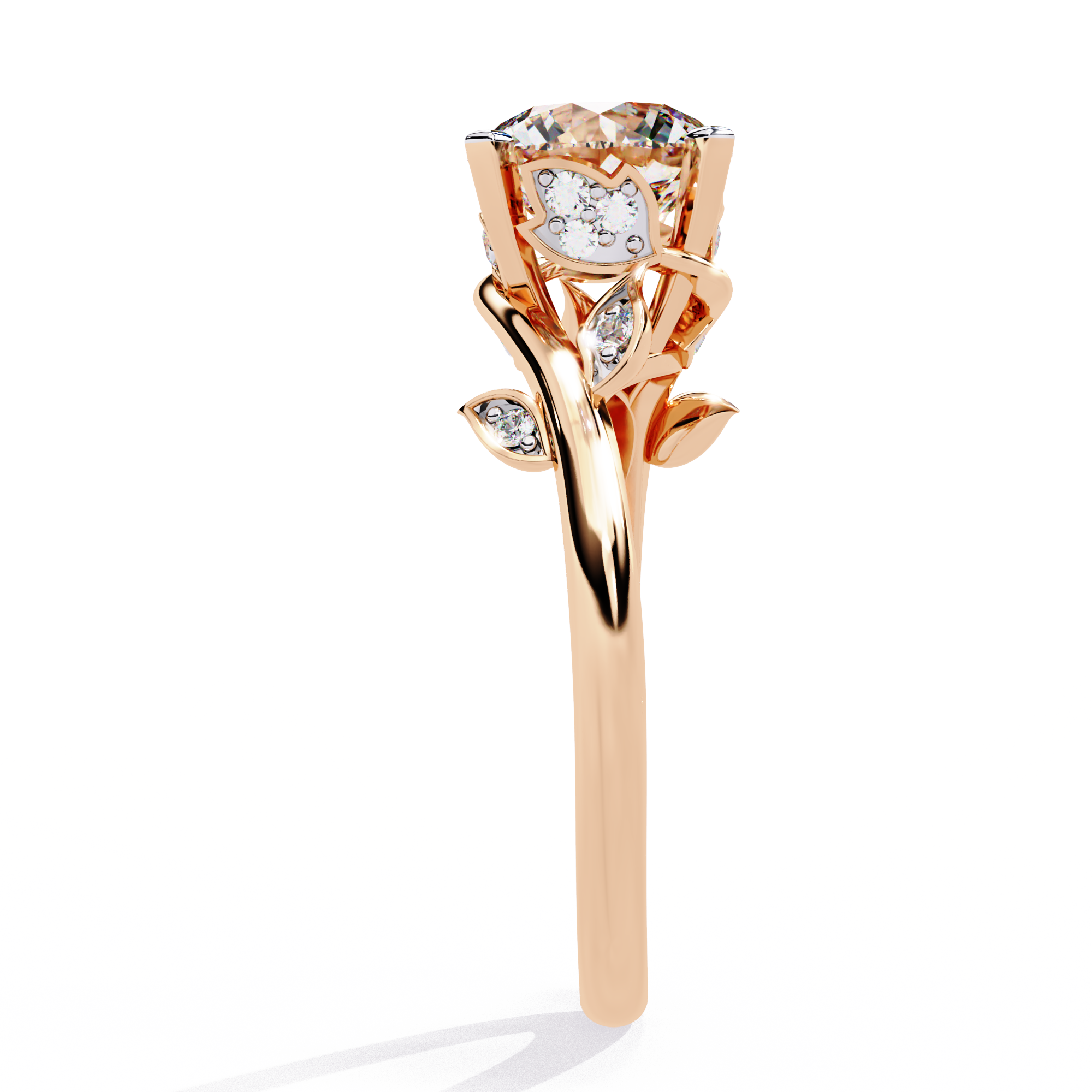 Twisted Vine Diamond Ring