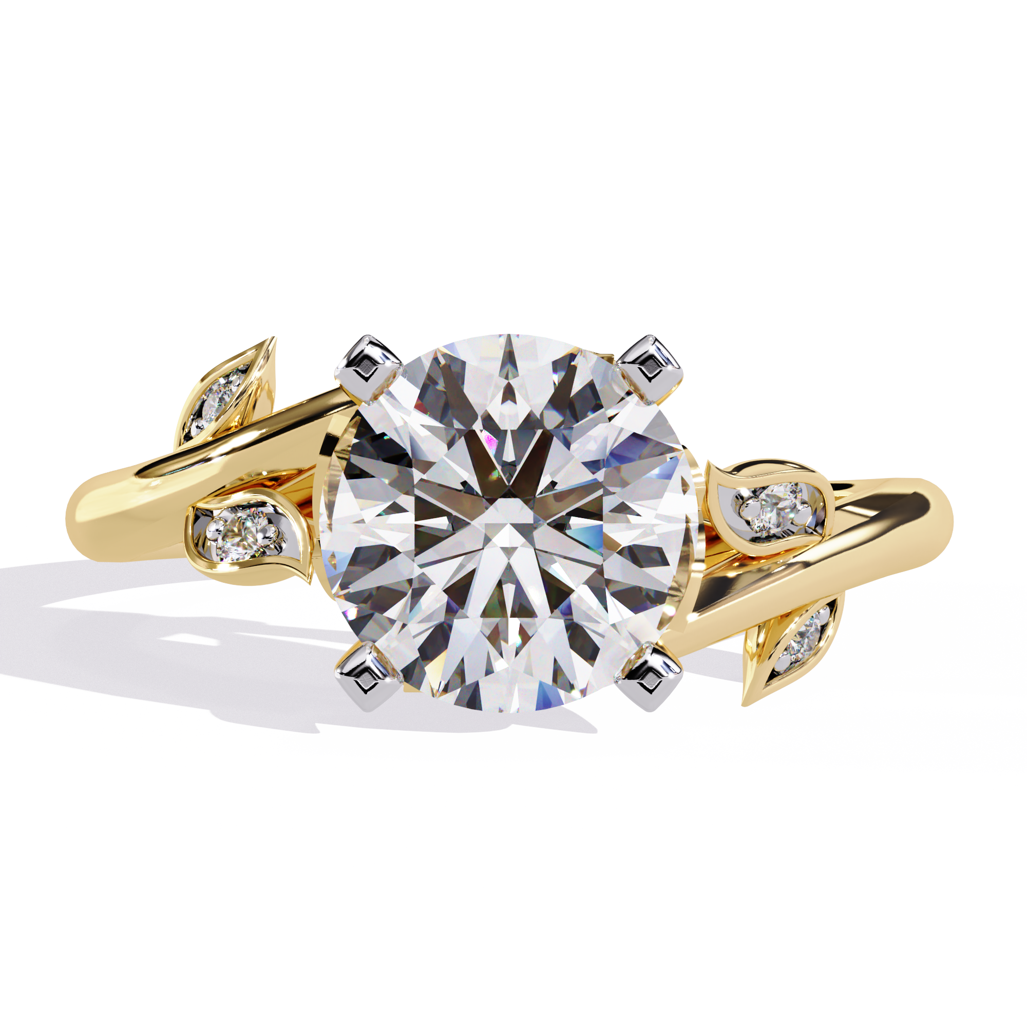 Twisted Vine Diamond Ring