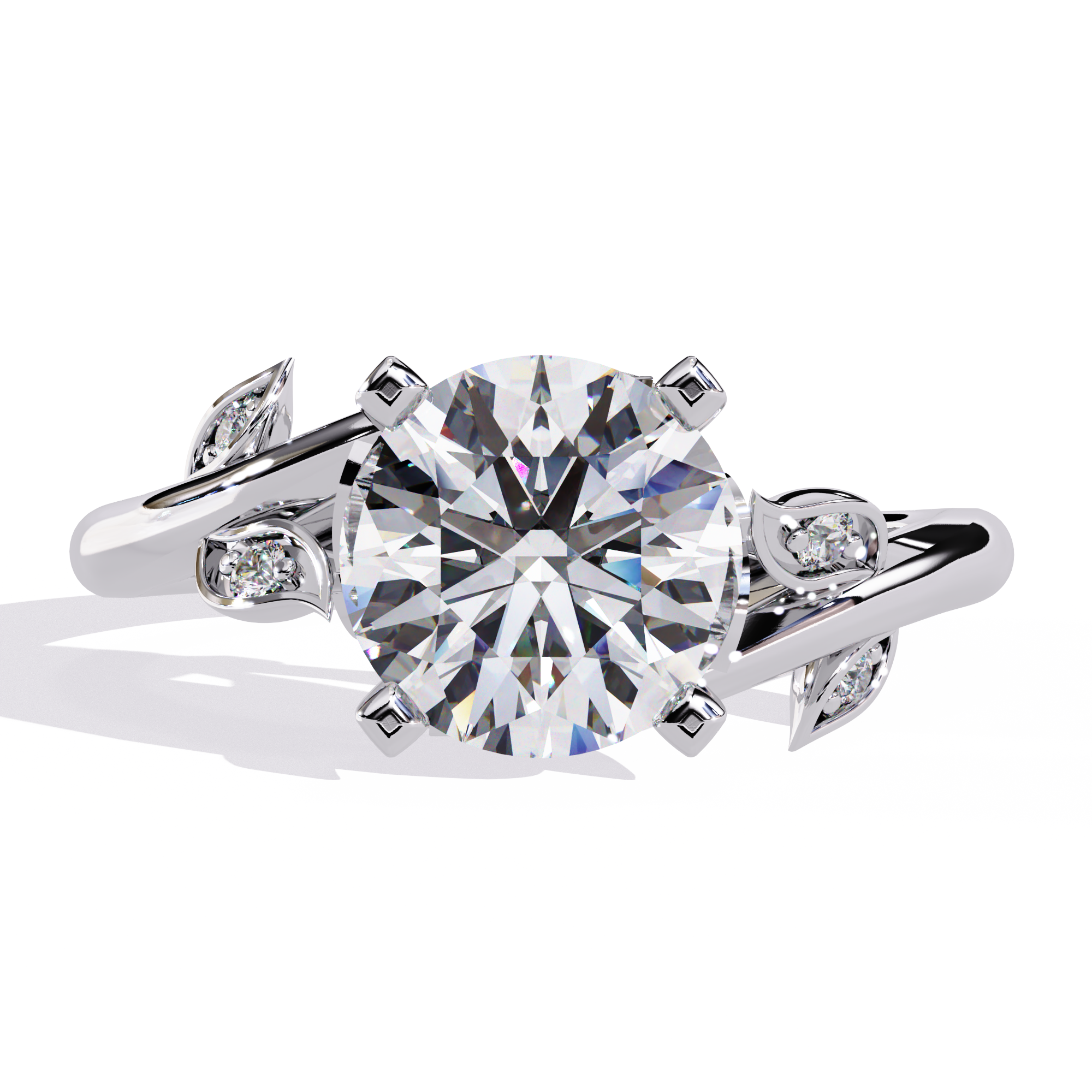 Twisted Vine Diamond Ring