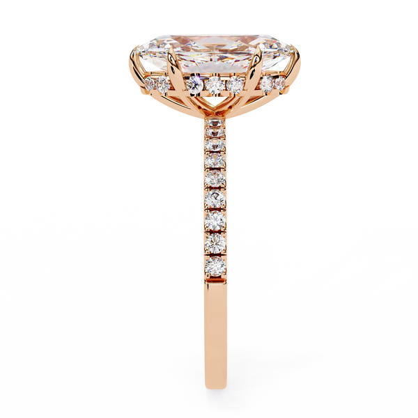 Sparkling Marquise Cut Engagement Ring