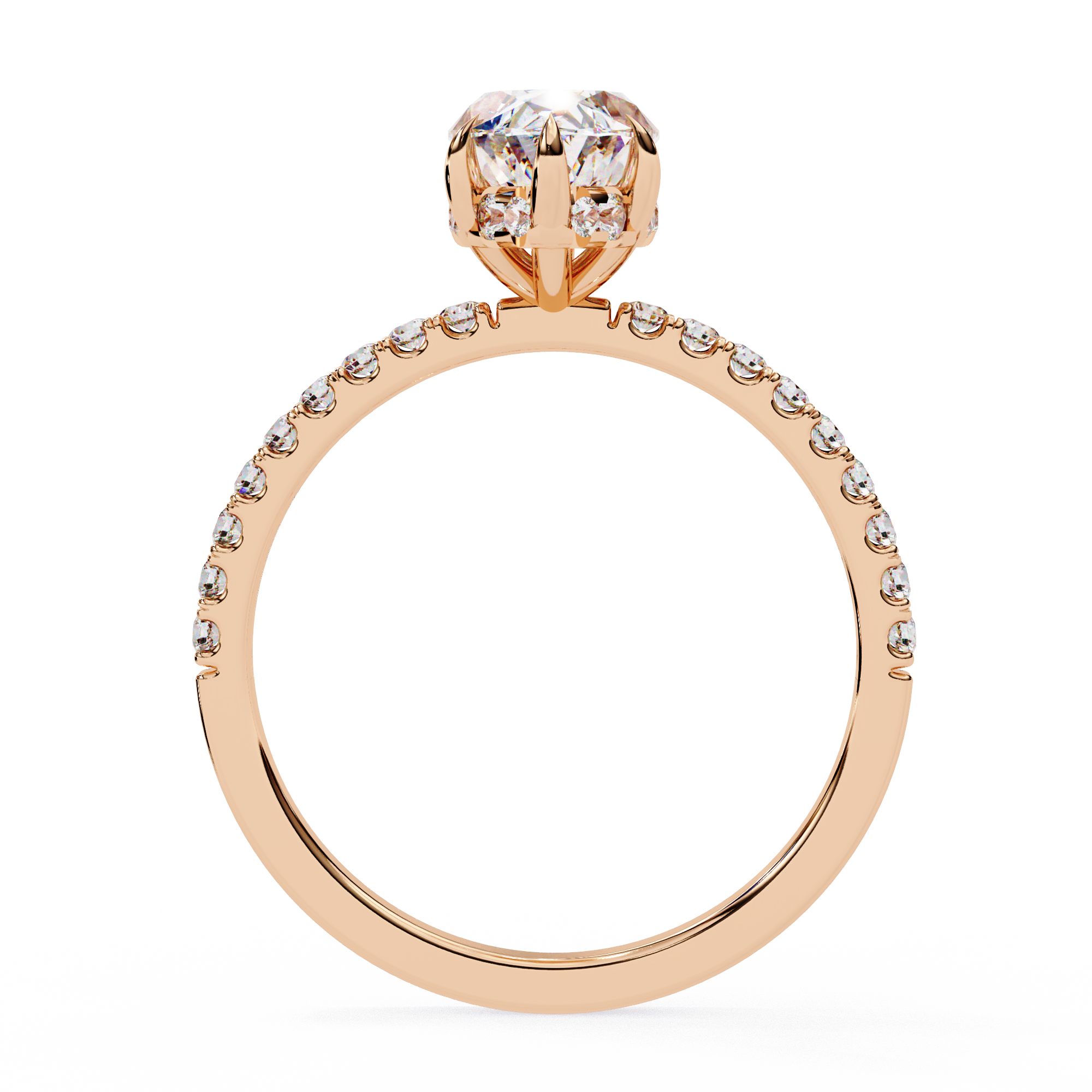 Sparkling Marquise Cut Engagement Ring