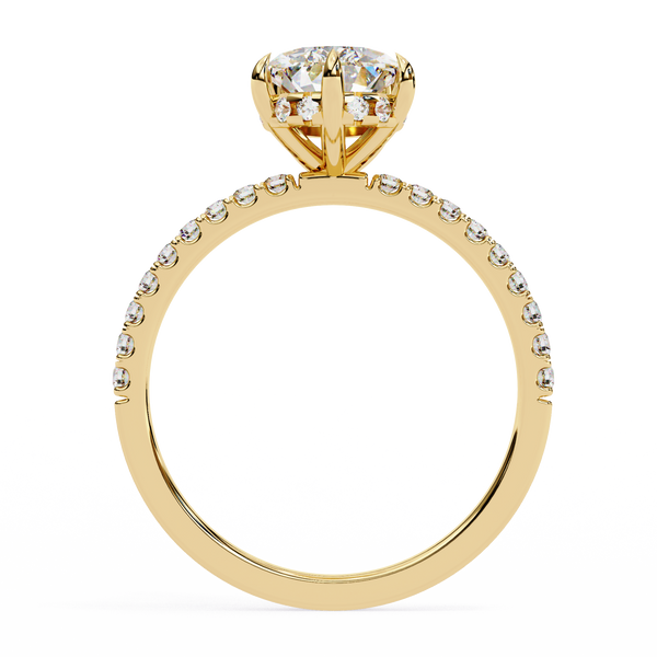 Classic Pear Shape Diamond Ring
