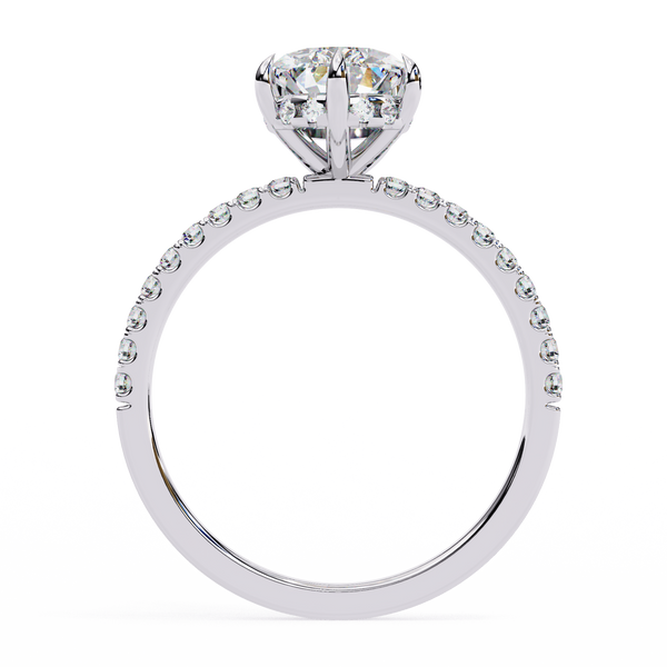 Classic Pear Shape Diamond Ring