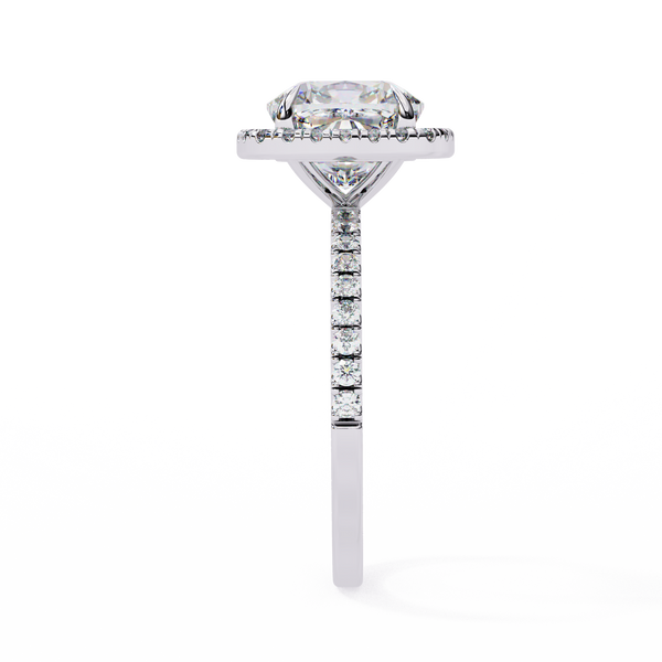 Designer Cushion Halo Diamond Ring