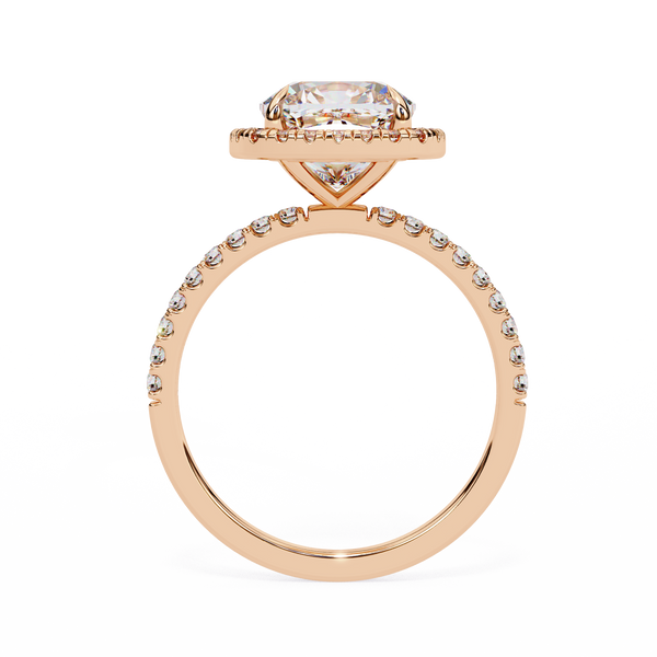 Designer Cushion Halo Diamond Ring
