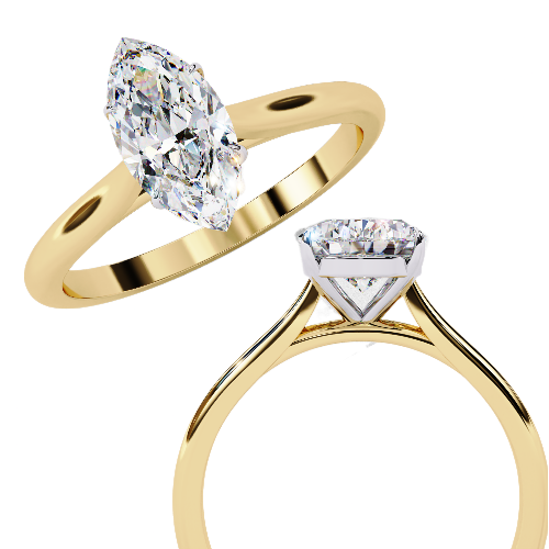 Elegant Marquise Diamond Ring