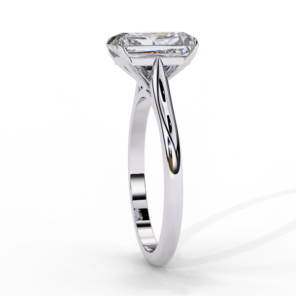 Elegant Radiant Rectangular Diamond Ring