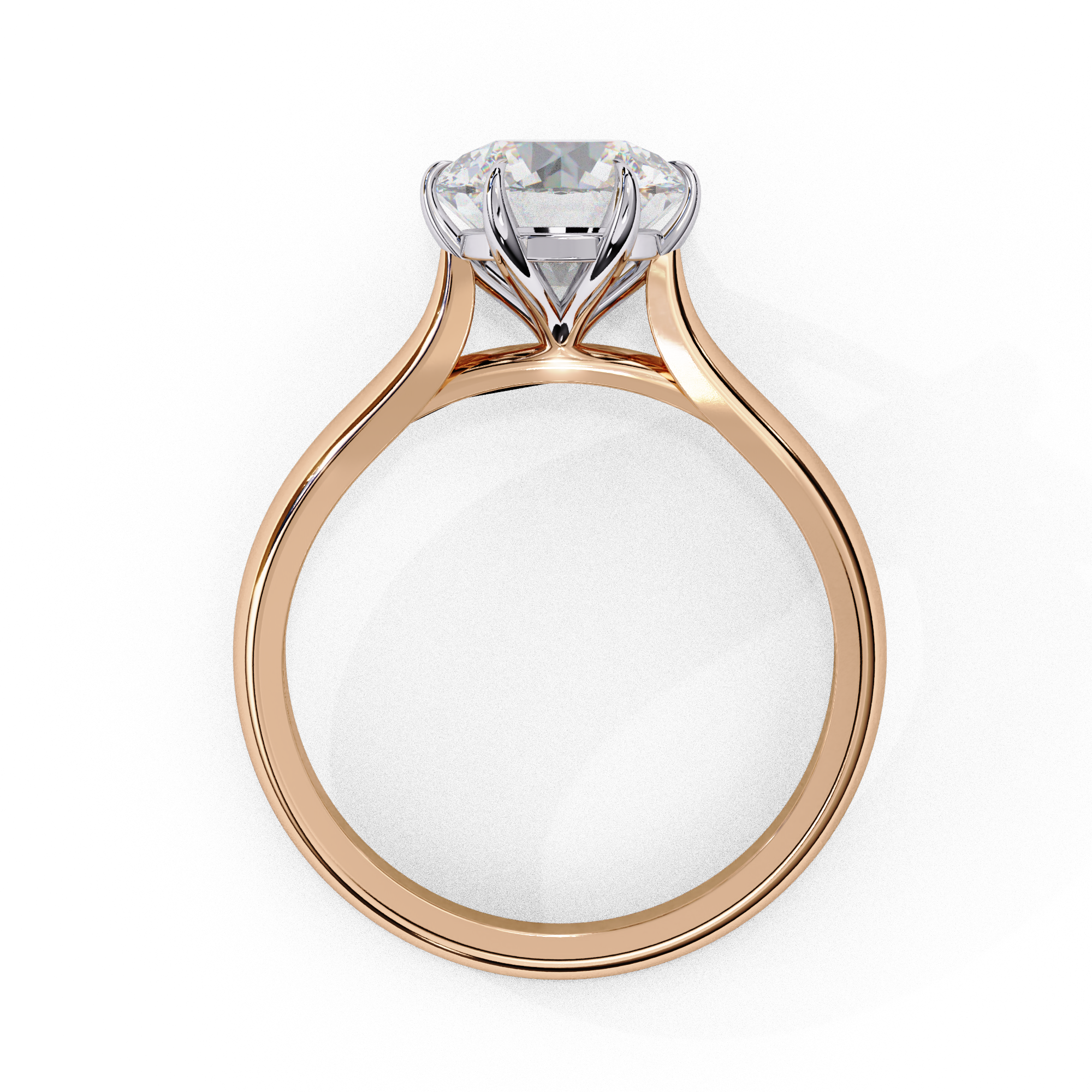Dazzling Round Cut Diamond Ring