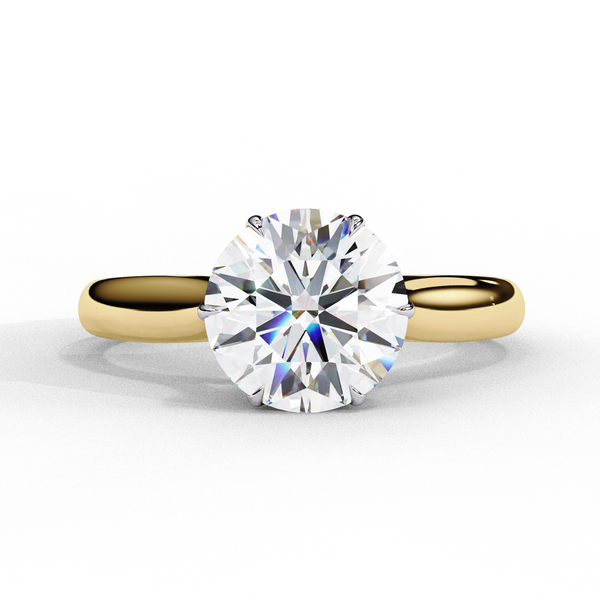 Dazzling Round Cut Diamond Ring