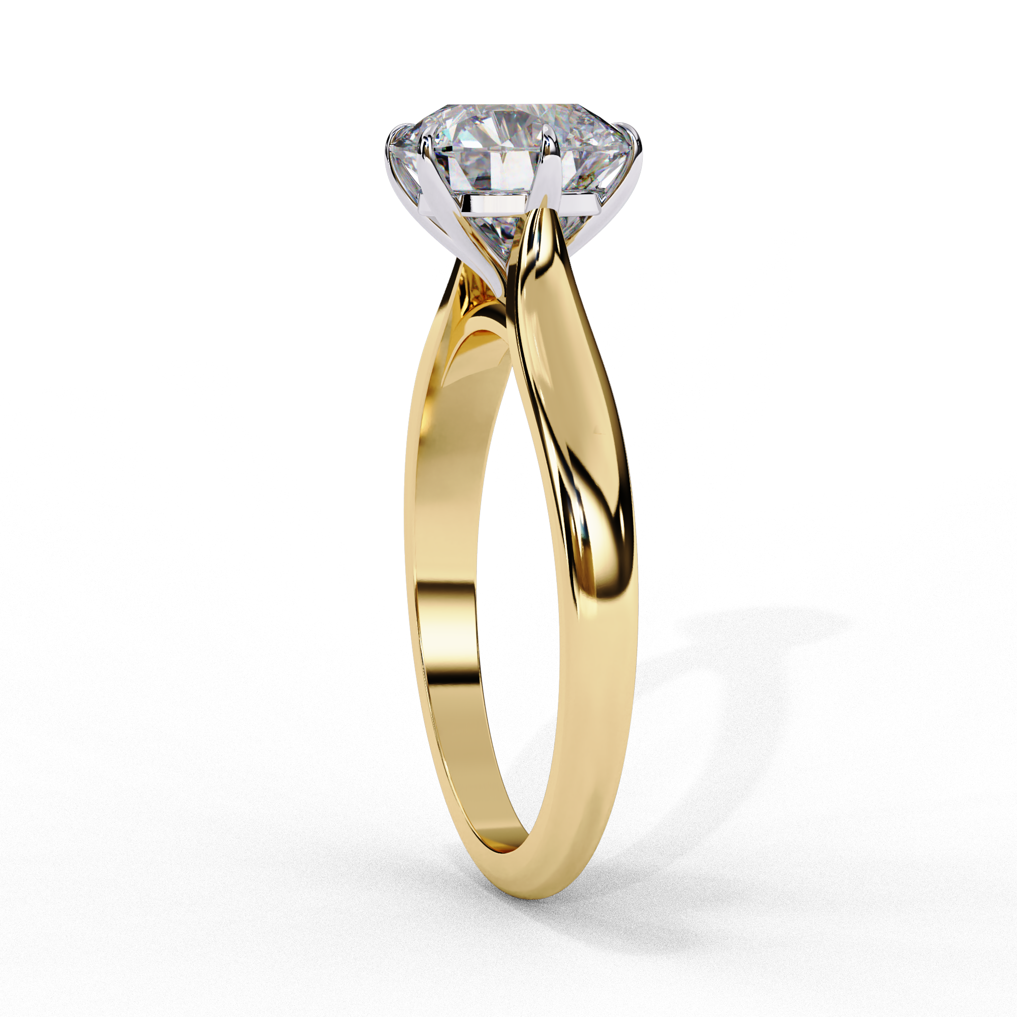 Dazzling Round Cut Diamond Ring