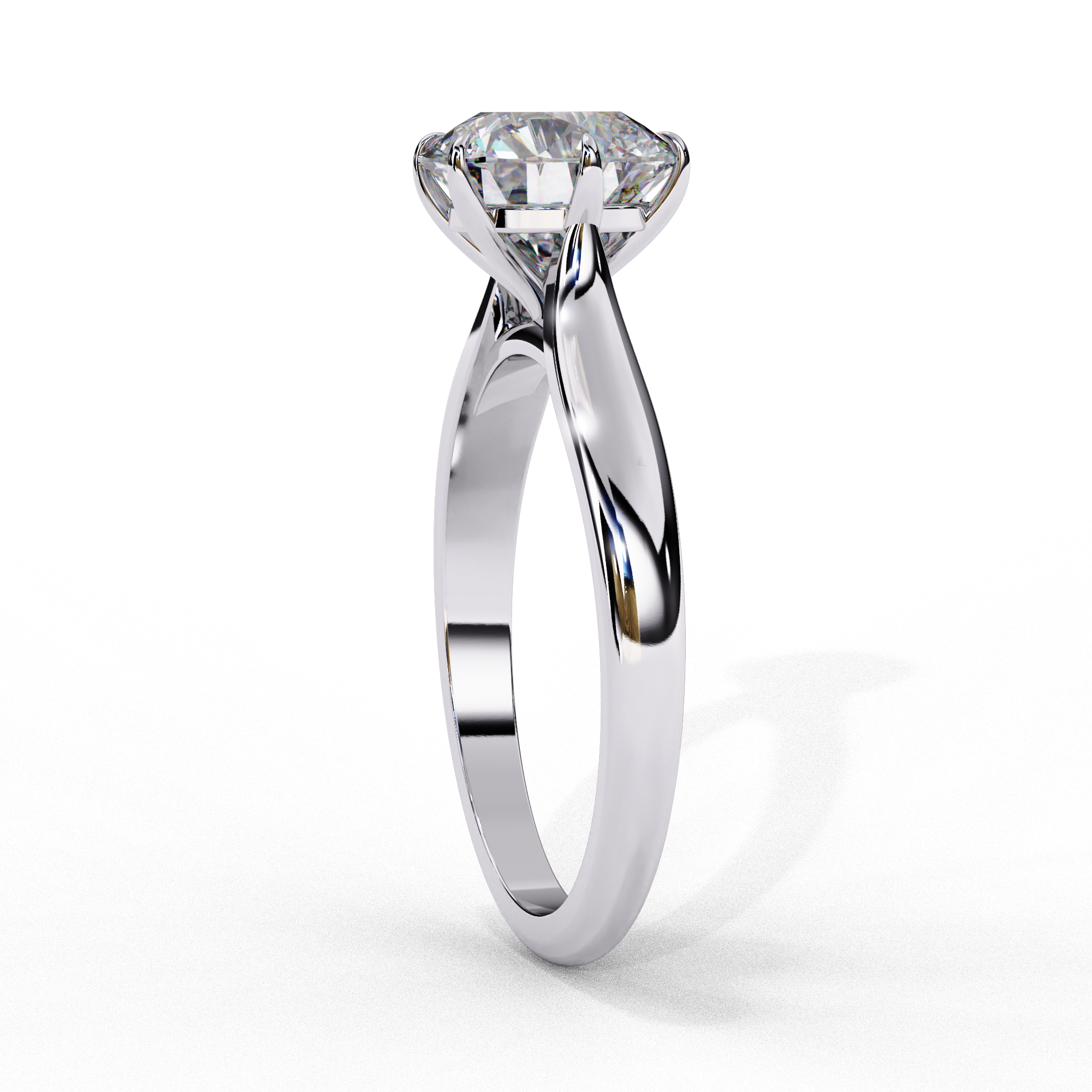 Dazzling Round Cut Diamond Ring