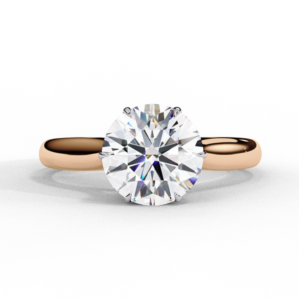 Dazzling Round Cut Diamond Ring