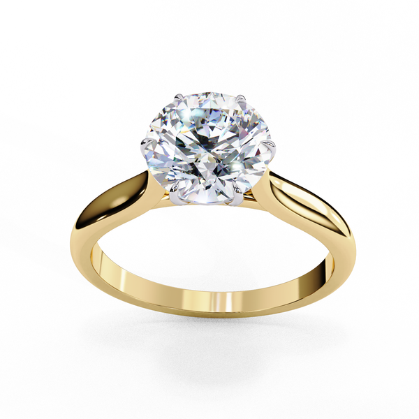 Dazzling Round Cut Diamond Ring