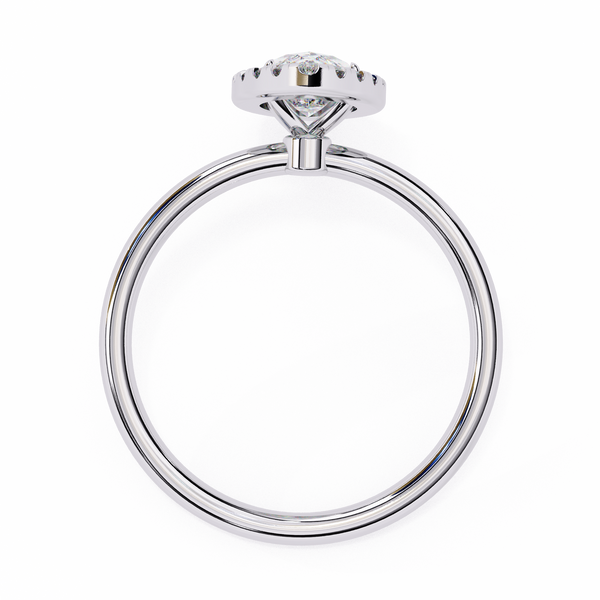 Classic Marquise Cut Diamond Halo Ring