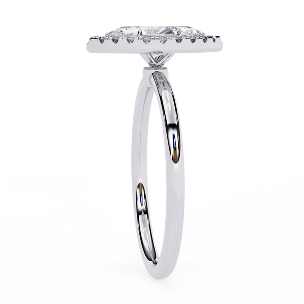 Classic Marquise Cut Diamond Halo Ring