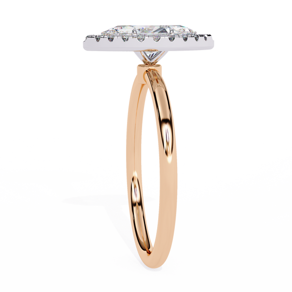 Classic Marquise Cut Diamond Halo Ring