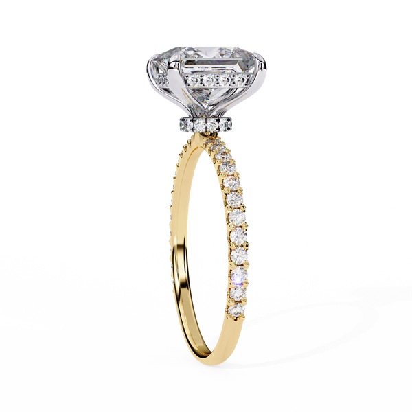Modern Pave Diamond Ring